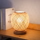 thumbnail image 3 of Lámpara De Noche Acogedora Dormitorio Lámpara Tejida De Bambú Acogedora Lámpara De Noche De Luz Cálida Lámparas De Mesa Pequeñas Vintage, 3 of 7