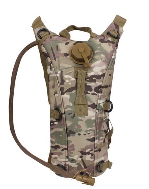 Ultimate Arms Gear Tactical TACCAM Multi Terrain Camo Camouflage Hydration Pack Backpack Carrier With 2.5 Liter Water... by