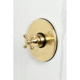 thumbnail image 3 of Kingston Brass KB6337BXSO Metropolitan Single-Handle Pressure Balanced Shower Faucet, Brushed Brass, 3 of 7