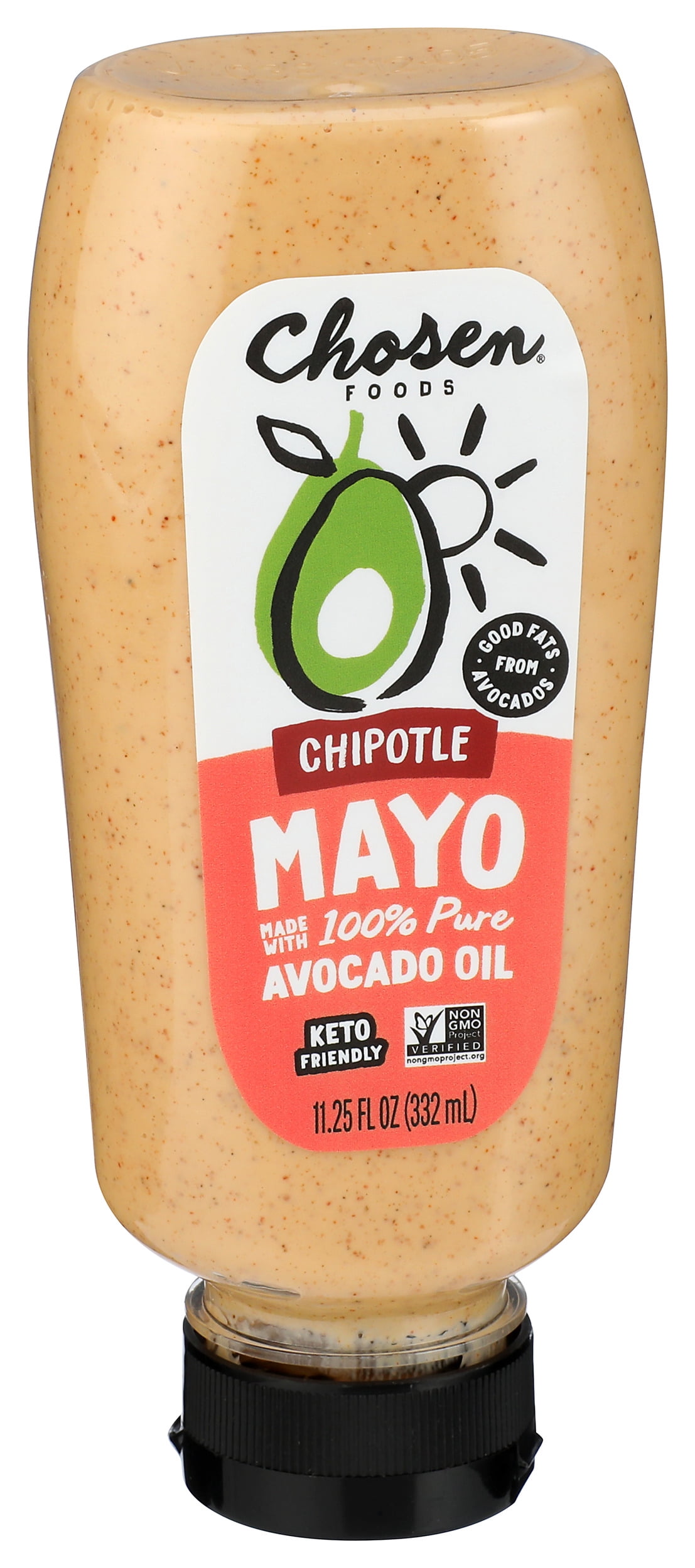 (Pack of 6), Chosen Foods Squeeze Mayo Chipotle, 11.25 fl oz