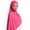 Hot Pink, variant on Kaondbfi Women's Summer Fashion Silk Scarves Cotton Hijab Women's Headscarf Quality 180 X 55 Cm Soft Breathable and Opaque