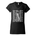 thumbnail image 2 of Wild Bobby Ford Shelby All-Over Cobra Women Standard V-Neck Tee, 2 of 6