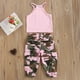thumbnail image 5 of Guardurnaity Trajes de bebé Trajes de chaleco de niña infantil Pantalones cortos de bebé Traje de ropa de verano para niños pequeños conjuntos de ropa Rosado 120cm, 5 of 6