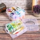 thumbnail image 4 of Kit organizador de hilo de bordar, juego de bastidor de punto de cruz, manualidades, 150 colores, accesorios de costura DIY, 4 of 14