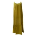 thumbnail image 4 of Femmes d'Été Bretelles Spaghetti Robes Lâches Décontractée Sans Manches Robe Débardeur Étagé Plage Robe de Soleil, 4 of 4