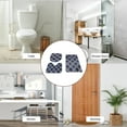 thumbnail image 5 of HomeDM Bathroom Rugs Bath mat 3 Piece Set Super Absorbent PVC Non Slip Underside, Bath mats for Bathroom Plush Shaggy Thick, Machine Washable Bathtub Toilet, 5 of 6