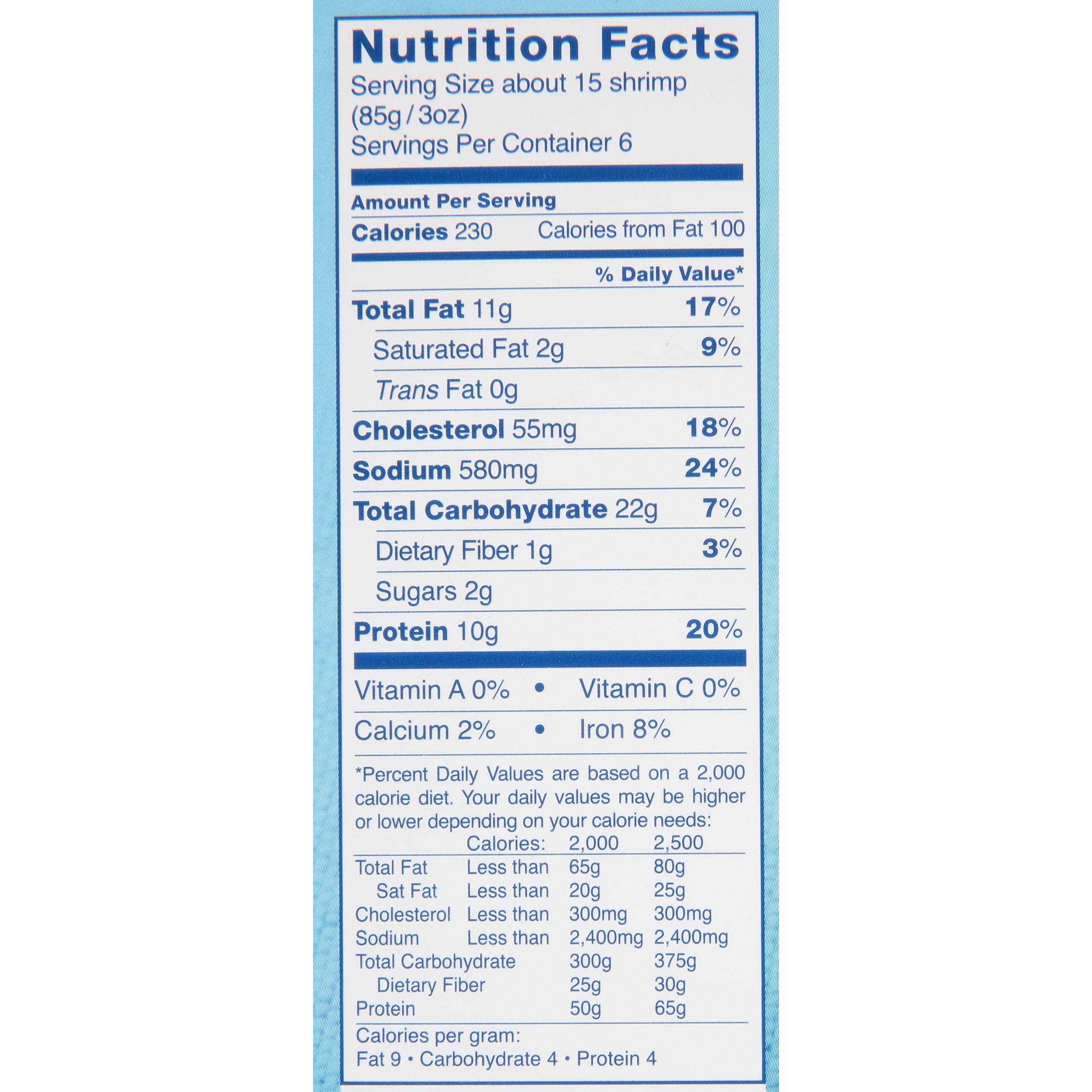 35 Shrimp Nutrition Label Labels Design Ideas 2020