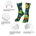 thumbnail image 3 of Xecao Sport Monster Print Fashion No Heel Casual Crew Socks Cushioned Breathable for Men Women - Moisture wicking,Not easy to fade Suitable for daily, 3 of 7