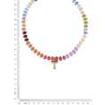 thumbnail image 5 of Time and Tru Goldtone Multicolored Bead Initial "T" Necklace, 5 of 6