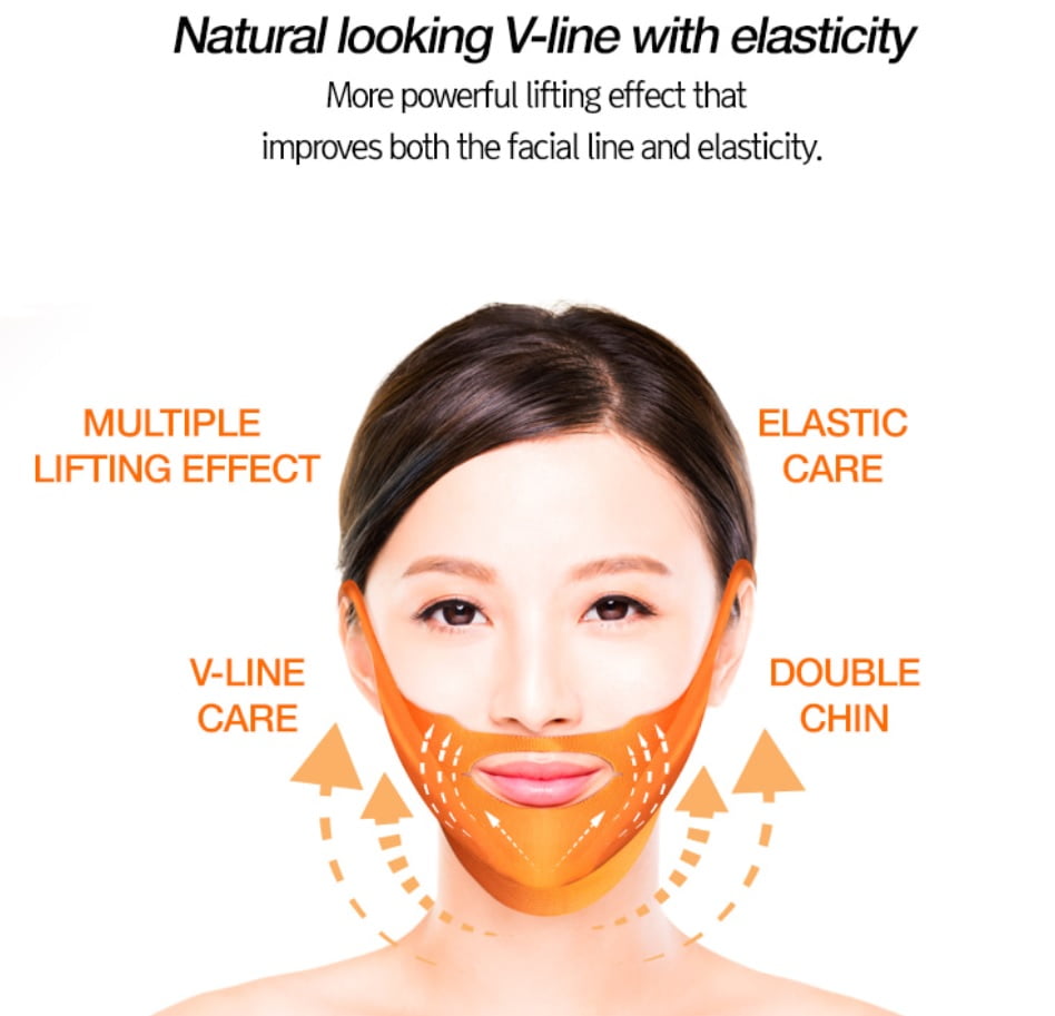 [5Pack] ILOJE Perfect V Lifting Premium Mask Face Lifting Mask Neck