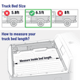 thumbnail image 2 of Syneticusa Aluminum Retractable Hard Pro Tonneau Cover for 2002-2025 Ram 6'4" Truck Bed, 2 of 14