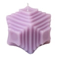 thumbnail image 1 of Vela de aromaterapia con cera de soja, aroma sin humo, larga duración. Púrpura, 1 of 9