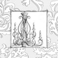 thumbnail image 3 of Harper, Ethan 20x20 Black Modern Framed Museum Art Print Titled - Decorative Chandelier I, 3 of 5