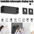 thumbnail image 4 of Double Clothes Line Retractable, Stainless Steel Heavy Duty Clothesline for Indoor Outdoor Use, Wall Mounted Space-Saving Laundry Line, Easy to Install Modern Design (4.2m Black), 4 of 5