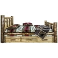 thumbnail image 4 of Montana Woodworks Glacier Country Bronc California King Storage Bed in Brown, 4 of 10