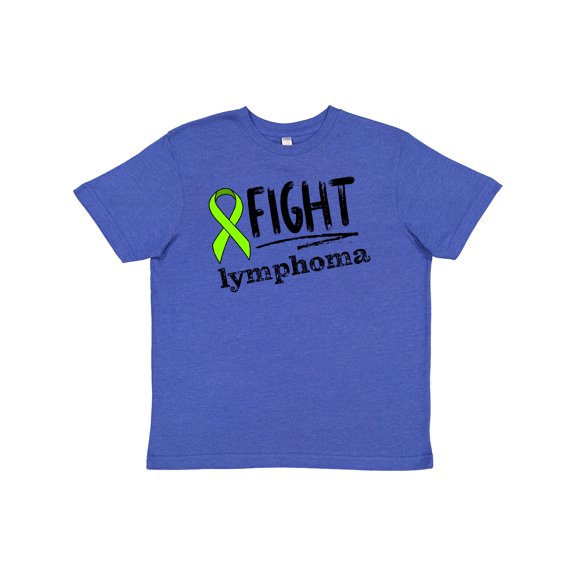 Inktastic Fight Lymphoma Lime Ribbon Youth T-Shirt
