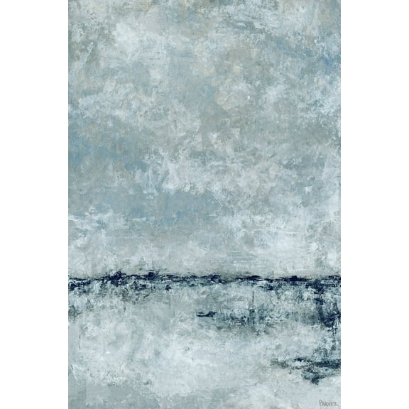 Parvez Taj "Tainted Blues" Painting Print on Wrapped Canvas