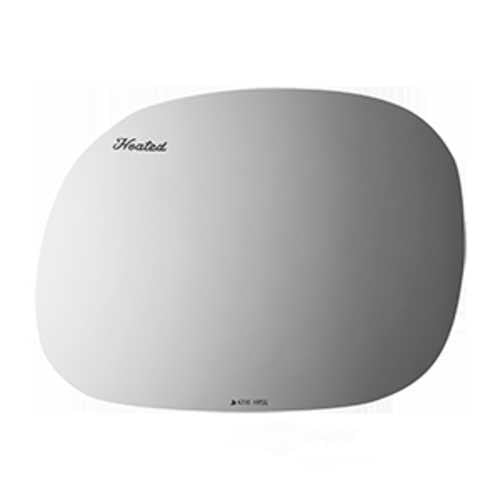 Burco Side View Mirror Replacement Glass with Motor Mount Plate - Clear Glass - 4316HRSG