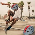 thumbnail image 4 of Guardoinrt Bike Helmet Safety Integrated Cycling Unisex for Protection for Skating Sport Scooter Riding Equip Accessory Gray 1Set, 4 of 6