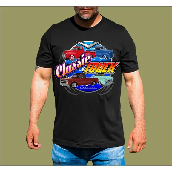 CLASSIC VINTAGE TRUCKS T-SHIRT