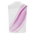 thumbnail image 5 of Dolkfu Collared True Classic&nbsp;Tees&nbsp;Men Golf Sleeveless Mesh Purple Tops Quarter Zip Patchwork Modern Leisure Fashion Turndown Collar Tank Top Purple,M, 5 of 5