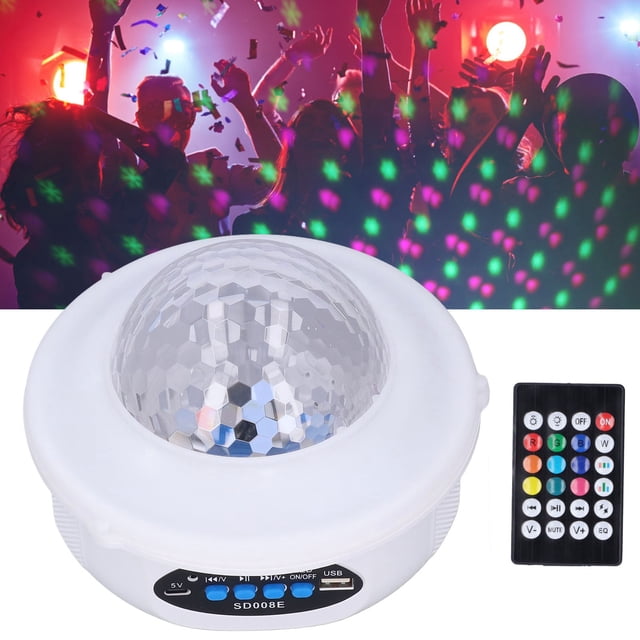 Ball Light, Speaker Romantic Music Projection Light USB Charging for Festival for Bedroom