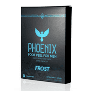 Phoenix Foot Peel for Men - Frost - Extra Large - Extra Strength - 2 Pack