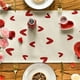 thumbnail image 5 of Bandera de mesa colorida para San Valentín, restaurante, sala de estar, decoración de mesa, aniversario de boda, decoración de ambiente, 4 tamaños disponibles, 5 of 6