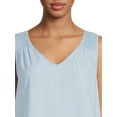 thumbnail image 5 of Time and Tru Women's V-Neck Tank Top, Sizes XS-XXXL, 5 of 5