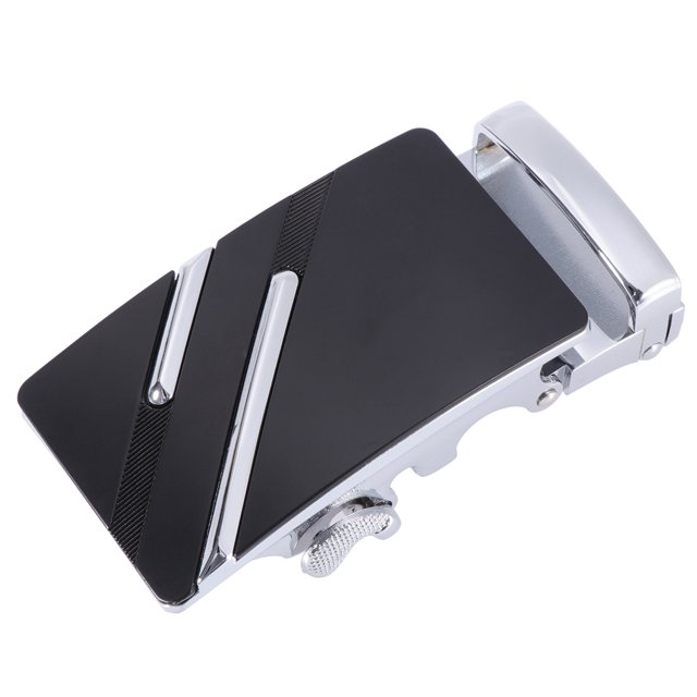 BRIGHTFUFU Hebilla automática de aleación de negocios para hombre, hebillas de cinturón con placa únicas para cinturón de trinquete de 3,5 cm (640)