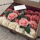 thumbnail image 2 of 25PCS Artificial Roses Flowers Artificial Looking Roses Wedding Bouquets Centerpieces Bridal Shower Party Home Decor,C, 2 of 5