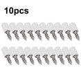thumbnail image 1 of 10 Pcs Vis Auto-Tappantes Support de Cabinet Support en Stratifié Clous en Verre, 1 of 1