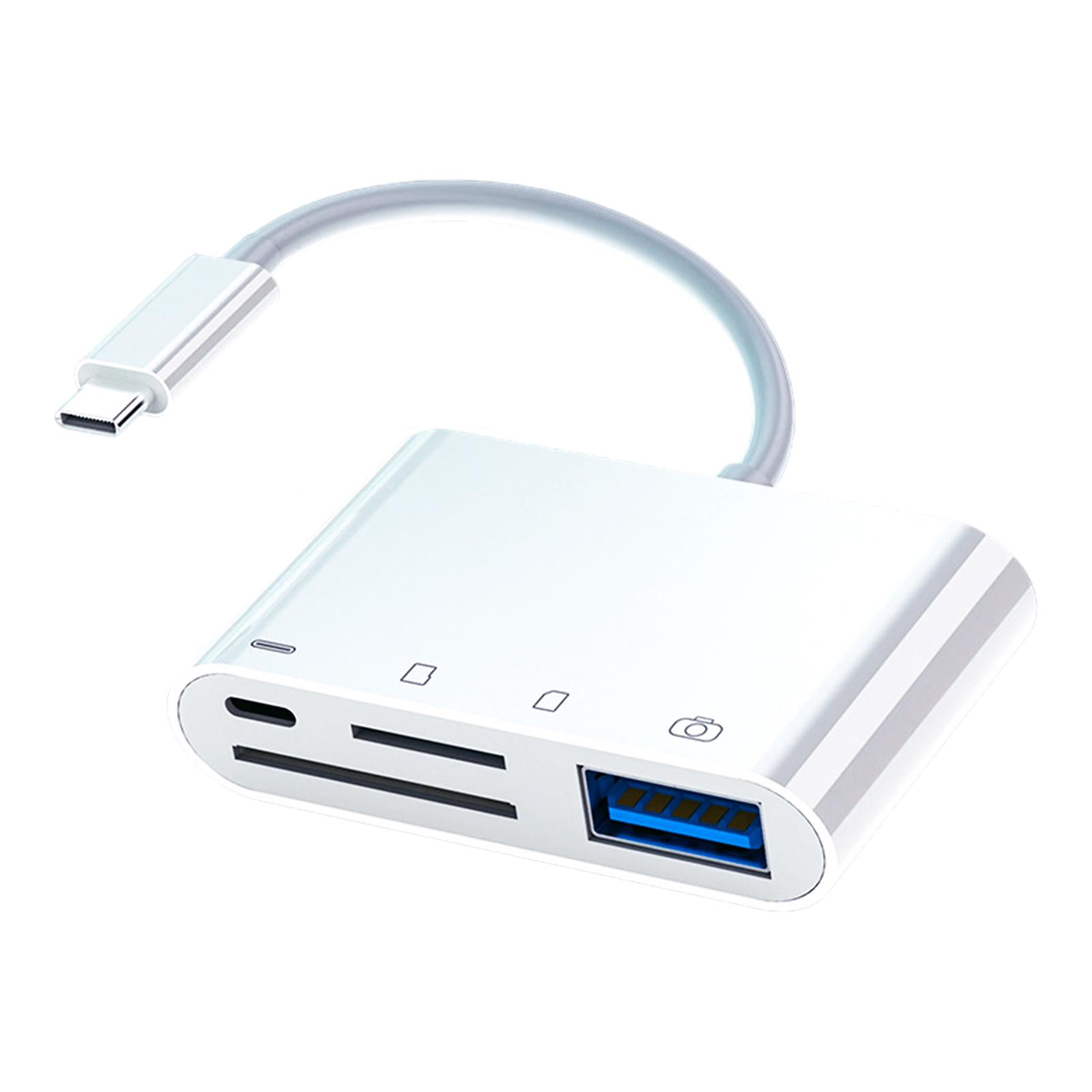 Lightning to SD/TF Card Reader USB Camera Adapter Cable For iPhone X