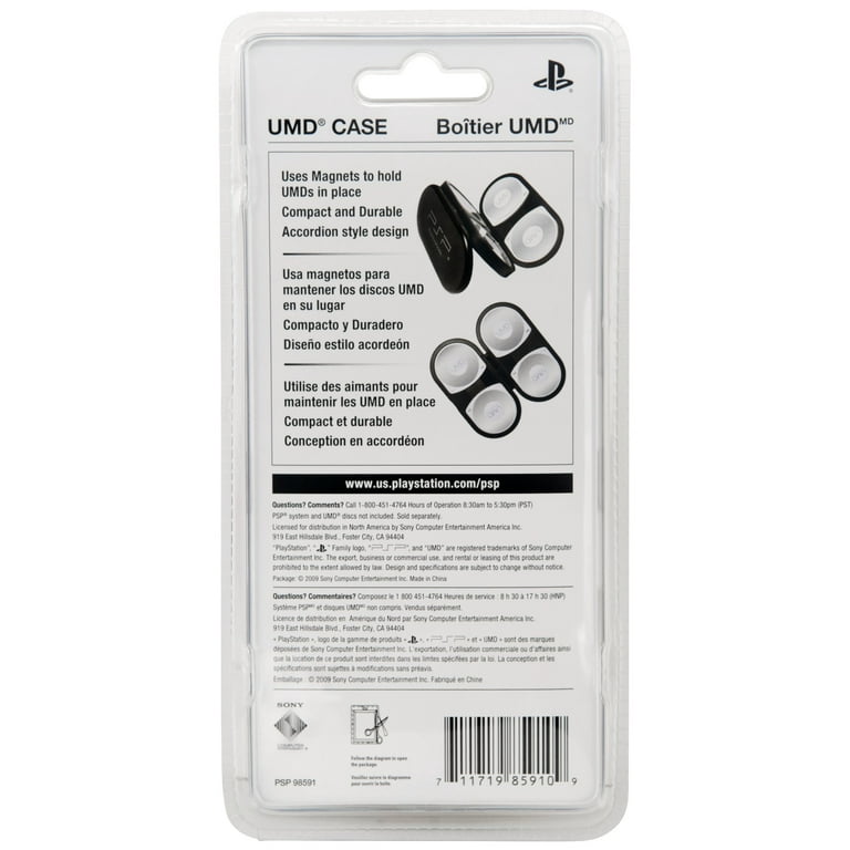 Sony PlayStation Portable PSP UMD Game Holder Case, Compact