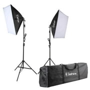 SalonMore Studio Photography 2 Softbox Continuous Photo Lighting Kit w/ Carrying Bag