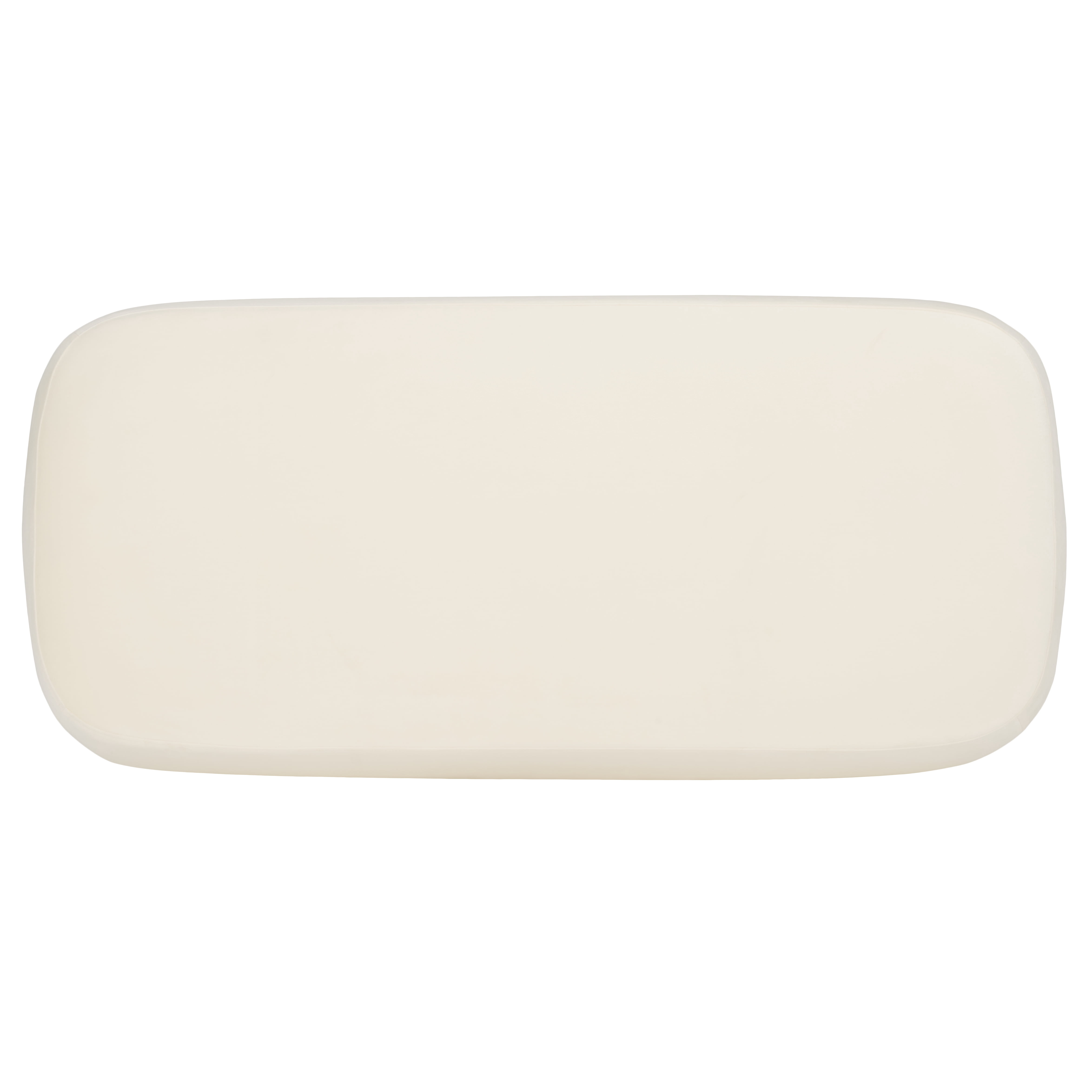 SAFAVIEH Whitley Modern Style 50 in. Rectangular Ottoman, Cream ( 50 in. W x 23.6 in. D x 17.3 in. H)