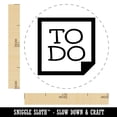 thumbnail image 2 of To Do Note Self-Inking Rubber Stamp Ink Stamper - Black Ink - Medium 1 Inch, 2 of 7
