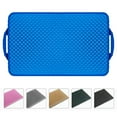 thumbnail image 1 of KEINXS Double Layer Anti Tracking Waterproof Cat Litter Trapping Mat Black, 1 of 17