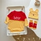 thumbnail image 3 of Disney-Conjunto de ropa de 2 piezas para recién nacido, Pelele con sombrero, estampado de Winnie the Pooh, Mickey Mouse, Primavera, 3 of 5