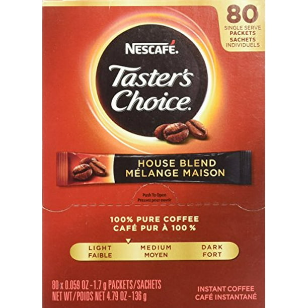 Premium InstantCoffee SingleServe Sticks, Original Blend, .06oz, 80