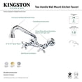 thumbnail image 2 of Kingston Brass Ks200Sn Robinet de Cuisine Réglable Central - Finition Nickel Satiné, 2 of 3
