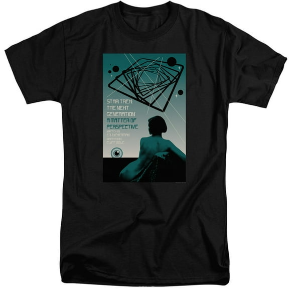 Star Trek Tng Season 3 Episode 14 Adult Tall T-Shirt 18/1 T-Shirt Black