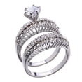 thumbnail image 2 of Anillos para mujer, regalos para mujer, anillo de diamantes de moda para pareja, propuesta de matrimonio, anillo de circón, anillo, 2 of 2