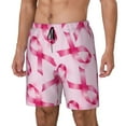 thumbnail image 2 of Haiem Breast Cancer Ribbons Awareness Mens Swim Trunks with Compression Liner 2 in 1 Swimming Shorts Stretch Swimwear Quick Dry,Board Shorts-3X-Large, 2 of 9