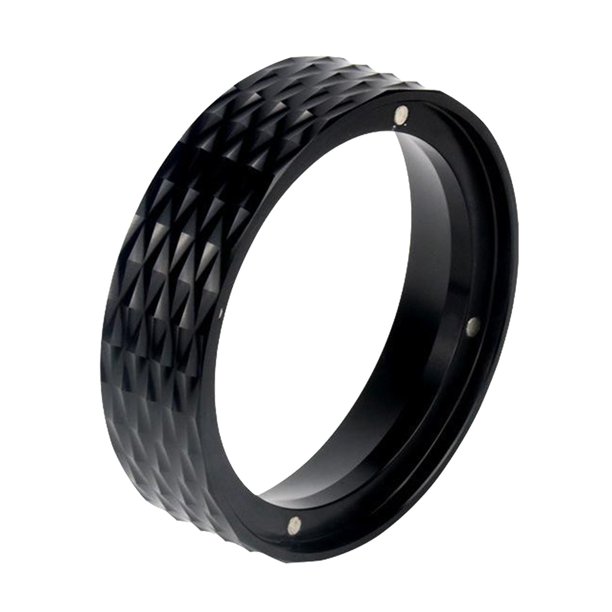 Embudo dosificador de expreso de 51 MM / 53 MM / 58 MM, reemplazo de de dosificación de , portafiltro de embudo para uso hogar / Negro 51mm