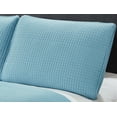 thumbnail image 3 of Harper Lane Carter Box Stitch 3-piece Quilt Set Blue Twin/Twin-XL, 3 of 3