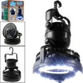 thumbnail image 2 of Matsuzay 2 en 1 Linterna LED portátil para acampar con ventilador de techo 18 Linterna LED Ventilador de techo para caminatas al aire libre Pesca Cortes Iluminación y accesorios Matsuzay HA019285-00, 2 of 6