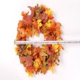 thumbnail image 5 of Fall Wreath, Autumn Maple Leaf Harvest Thanksgiving Door Wreath for Front Door with Pumpkins, Pinecone, Maple Leaf and Berry, 18 Inch, 5 of 6
