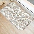 thumbnail image 6 of Gray Silver Flower Doormat Anti-Slip Carpet Door Mat Kitchen Living Room Floor Mat Rug 40*60cm, 6 of 6
