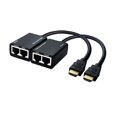 thumbnail image 1 of Estbridg HDMI Extender Up to 30m Over CAT5e CAT6  Extend 1080p Audio Video  Transmit Audio Video, 1 of 11
